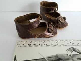 ANTIQUE MARKED DOLL SHOES FRENCH JUMEAU/ GAULTIER / BRU / STEINER 8