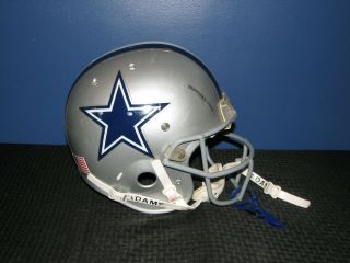 Dallas Cowboys Schutt Brand Vintage Game Worn Nfl Football Helmet