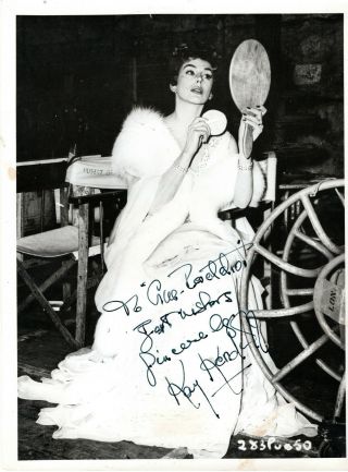 Tragic British Actress,  Comedian Kay Kendall,  Rare Signed Vintage Photo