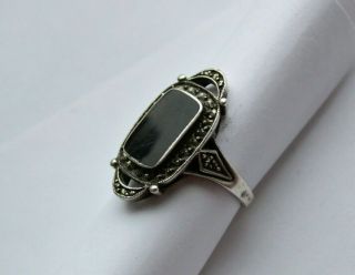 Faberge Design Antique Russian 84 Silver Ring With Stone 19th Century