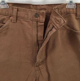 Vintage Brown/Tan Levi ' s 517 Orange Tab Jeans 36x32 (Mea 35x32) Made in USA 5