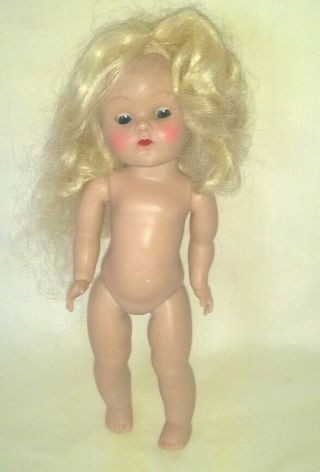 Vintage Early Blonde Vogue Ginny Doll Painted Lash Ready To Dress $62.  99