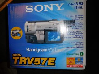Vintage OLD STOCK Sony CCD - TRV57E 8mm Hi8 Analog Camcorder,  PAL,  rare 5