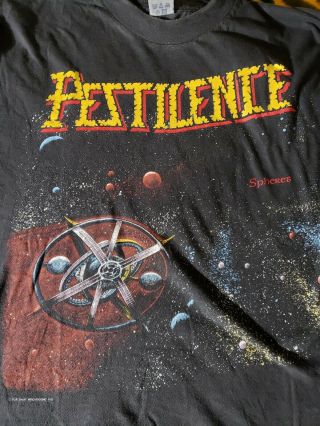 Vintage Pestilence Spheres Long Sleeve Shirt,  Asphyx,  Bolt Thrower,  Dismember 2