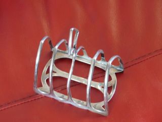 Smart Solid Silver Toast Rack
