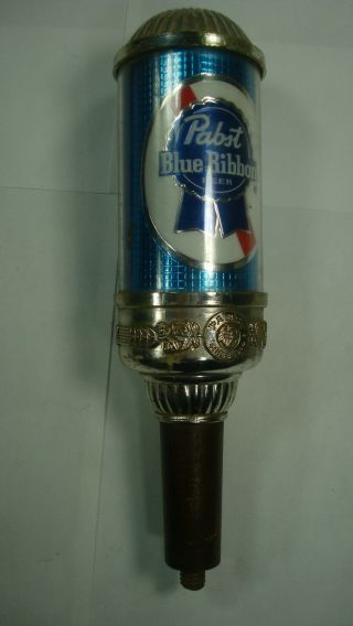 Pabst Blue Ribbon Beer Tap Handel Keg Vtg Brewery Bar Man Cave 2