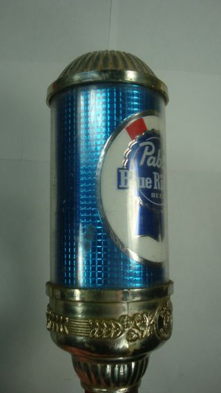Pabst Blue Ribbon Beer Tap Handel Keg Vtg Brewery Bar Man Cave 5