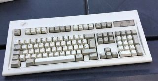 Rare 1989 Vintage Ibm Model M Clicky Keyboard 1391406 Uk Version