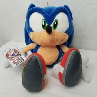 Vintage SEGA Sonic The Hedgehog Plush Doll Japan Prize Toy With Tags 1998 10