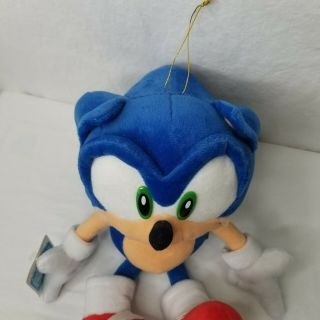 Vintage SEGA Sonic The Hedgehog Plush Doll Japan Prize Toy With Tags 1998 7