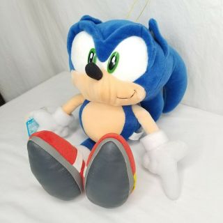 Vintage SEGA Sonic The Hedgehog Plush Doll Japan Prize Toy With Tags 1998 9