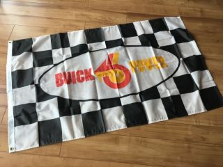Indianapolis Indy 500 Scott Brayton Vintage 198? Buick V6 Pacecar Logo Flag