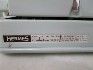 Hermes 3000 Vintage Typewriter Switzerland - Parts/Repair 5