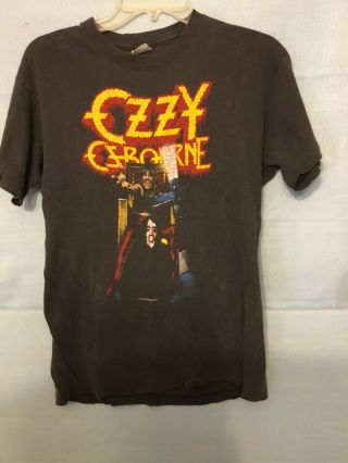 1982 Vintage Ozzy Osbourne Speak Of The Devil Concert T - Shirt Xlarge