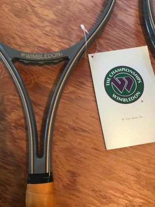 Vintage The Championships Wimbledon Graphite Racket NOS (2) 3