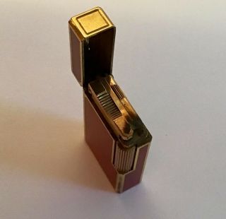 Vintage ST Dupont Laque De Chine Gold Plated Lacquer Lighter 3
