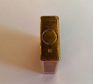 Vintage ST Dupont Laque De Chine Gold Plated Lacquer Lighter 4
