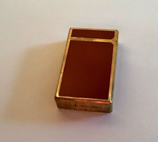 Vintage ST Dupont Laque De Chine Gold Plated Lacquer Lighter 5