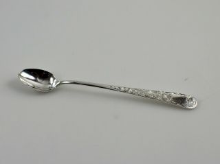 Kirk Old Maryland Engraved Sterling Silver Iced Tea Spoon (s) - 7 5/8 " - No Mono