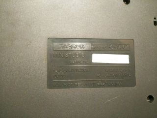 Tascam Porta 07 Vintage 4 Track Cassette Tape Recorder Multitrack Mixer 8