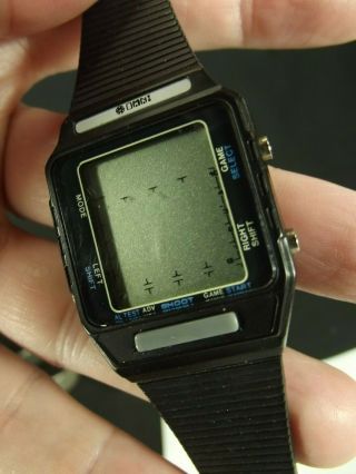 RARE GAME WATCH Omni SPACE DEFENDER LCD personal electronics inc vintage 1981 3