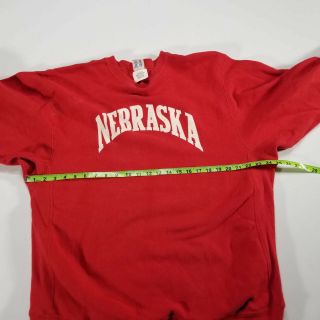 VTG Champion Reverse Weave Nebraska Cornhuskers Red Sweatshirt Size XXL 80s USA 5