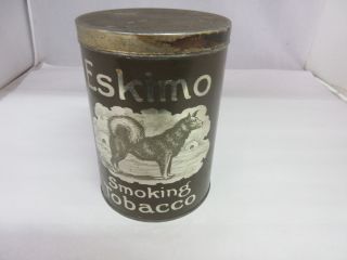 Rare Vintage Eskimo Tobacco Tin Tobacco Advertising Collectible 39 - R