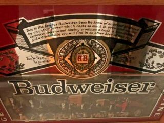 Vintage Budweiser Clydesdale Mirror 2