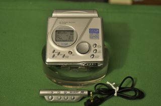 Vintage Personal Sharp Minidisc Walkman Recorder Model Md - Mt99