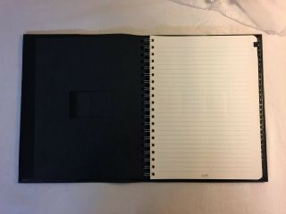 Hermes Vintage Black Large Format Address Book Made in France Diary Agenda 3
