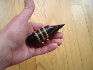 Vintage King Tenor Sax Mouthpiece W/ King Three Band Ligature -