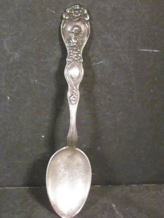 Sterling Unger Bros Art Nouveau He Loves Me Teaspoon 5 7/8 " Mono Ina & Dated1904