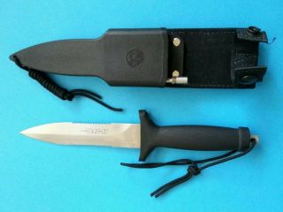Vintage 1994 Gerber Tac - Ii Knife W/locking Scabbard Usa