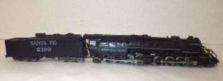Vintage Rowa N Scale Mallet 2 - 8 - 8 - 2 Santa Fe Steam Locomotive 2199 Excl Cond