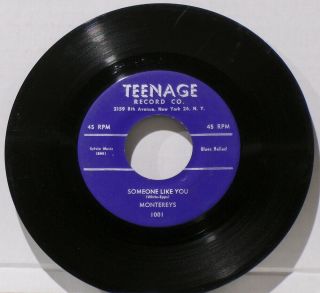MONTEREYS - VERY RARE - HEAR IT - 1956 - SOMEONE LIKE YOU / TRAIN WHISTLE BLUES 2