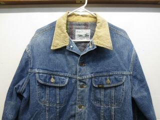 EUC Vtg 1970s Lee 101LJ Storm Rider Denim Jacket Made in the USA Size XXL 52 3