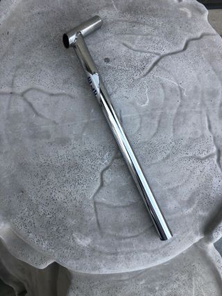 Rare Vintage Bmx Chrome Elf Zip Back Seat Post 7/8 22.  2 Pro Freestyle