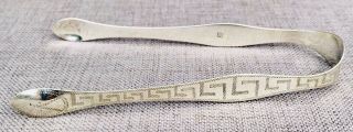 Lovely Solid Silver Sugar Tongs,  London 1806 28.  4g