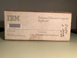 Vintage IBM Clicky Mechanical Keyboard 1986 Model M In The Box 10