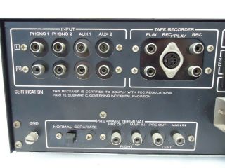 VINTAGE Kenwood KR - 6160 Solid State AM - FM Stereo Tuner Amplifier 260W 6