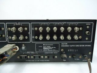 VINTAGE Kenwood KR - 6160 Solid State AM - FM Stereo Tuner Amplifier 260W 7