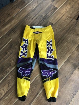 Vintage 90’s Fox Racing Pants Never Worn Size 34