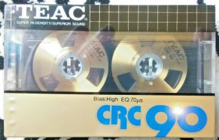 Vtg New/sealed Teac Crc 90 Blank/recordable Cassette Tape - Metal Reel Japan ░░░