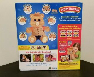NIB 2017 Teddy Ruxpin Teddy Official Return of the Story Time and Magical Bear 2