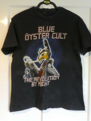Blue Oyster Cult Boc The Revolution By Night Tour Vintage T Shirt 1983