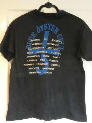 Blue Oyster Cult BOC The Revolution by Night tour vintage t shirt 1983 2