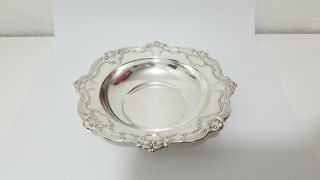 Vintage Gorham " Chantilly " Sterling Silver Bowl 6 - 1/4 Inch 739 No Monograms