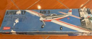 Vintage Graupner Rc Model Airplane Kwik Fly Mk3 Rc Installation Plan -