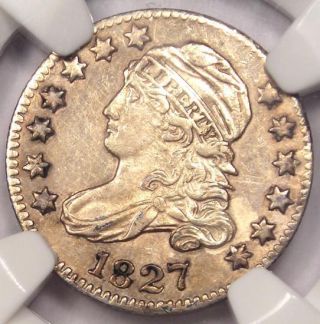 1827 Capped Bust Dime 10c - Ngc Au Details - Rare Early Date Certified Coin