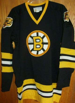 Authentic Vintage Boston Bruins Hockey Jersey Size 46 Large